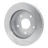 611-40090L Slotted Brake Rotor [Silver], 2000-2002 Mopar, Position: Front Left - image 2
