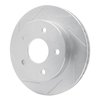 611-40090L Slotted Brake Rotor [Silver], 2000-2002 Mopar, Position: Front Left - image 3