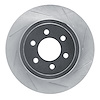 611-40098R Slotted Brake Rotor [Silver], 2003-2004 Mopar, Position: Front Right - image 1