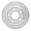 611-40105L Slotted Brake Rotor [Silver], 2005-2010 Multiple Makes/Models, Position: Front Left - image 1