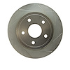 611-40106L Slotted Brake Rotor [Silver], 2004-2006 Mopar, Position: Rear Left - image 1