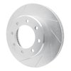 611-40110L Slotted Brake Rotor [Silver], Fits Select Mopar, Position: Front Left - image 3