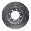 611-40110R Slotted Brake Rotor [Silver], Fits Select Mopar, Position: Front Right - image 2