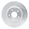 611-40112L Slotted Brake Rotor [Silver], 2012-2021 Multiple Makes/Models, Position: Front Left - image 1