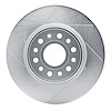 611-40120L Slotted Brake Rotor [Silver], Fits Select Mopar, Position: Front Left - image 1