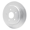 611-42001L Slotted Brake Rotor [Silver], 2005-2010 Mopar, Position: Rear Left - image 1