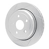 611-42006L Slotted Brake Rotor [Silver], 2011-2021 Mopar, Position: Rear Left - image 1