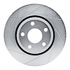 611-42007L Slotted Brake Rotor [Silver], 2011-2021 Mopar, Position: Front Left - image 1