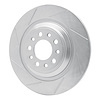 611-42010L Slotted Brake Rotor [Silver], 2014-2021 Mopar, Position: Rear Left - image 1