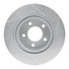 611-42015L Slotted Brake Rotor [Silver], 1980-1989 Multiple Makes/Models, Position: Front Left - image 2