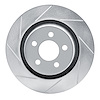 611-42021L Slotted Brake Rotor [Silver], 2011-2012 Mopar, Position: Front Left - image 1