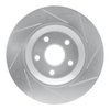 611-42033L Slotted Brake Rotor [Silver], 2012-2018 Mopar, Position: Front Left - image 2