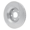611-42033L Slotted Brake Rotor [Silver], 2012-2018 Mopar, Position: Front Left - image 3