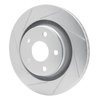 611-42033L Slotted Brake Rotor [Silver], 2012-2018 Mopar, Position: Front Left - image 4