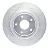 611-46018L Slotted Brake Rotor [Silver], 2005-2013 GM, Position: Front Left - image 1