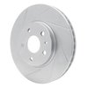 611-46025L Slotted Brake Rotor [Silver], 2008-2014 GM, Position: Front Left - image 2