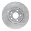 611-46025L Slotted Brake Rotor [Silver], 2008-2014 GM, Position: Front Left - image 4