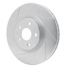 611-46027L Slotted Brake Rotor [Silver], 2008-2017 GM, Position: Front Left - image 2