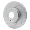 611-46033L Slotted Brake Rotor [Silver], Fits Select GM, Position: Front Left - image 2