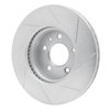 611-46033L Slotted Brake Rotor [Silver], Fits Select GM, Position: Front Left - image 4