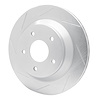 611-47021L Slotted Brake Rotor [Silver], 1988-1994 GM, Position: Front Left - image 1