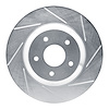 611-47023D Slotted Brake Rotor [Silver], 1988-1996 GM, Position: Left Front - image 1