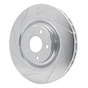 611-47034L Slotted Brake Rotor [Silver], 2006-2013 GM, Position: Front Left - image 1