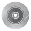 611-47056L Slotted Brake Rotor [Silver], 1985-1992 GM, Position: Front Left - image 1
