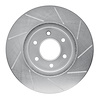 611-47069L Slotted Brake Rotor [Silver], 2006-2009 GM, Position: Front Left - image 1