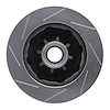 611-48004R Slotted Brake Rotor [Silver], 1971-1995 Multiple Makes/Models, Position: Front Right - image 1