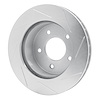 611-48019L Slotted Brake Rotor [Silver], 1990-2002 GM, Position: Front Left - image 1