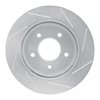 611-48019L Slotted Brake Rotor [Silver], 1990-2002 GM, Position: Front Left - image 3