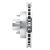 611-48024L Slotted Brake Rotor [Silver], 1993-1995 GM, Position: Front Left - image 1