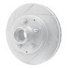 611-48024L Slotted Brake Rotor [Silver], 1993-1995 GM, Position: Front Left - image 4