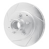 611-48025L Slotted Brake Rotor [Silver], 1993-1995 GM, Position: Front Left - image 1
