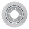 611-48060L Slotted Brake Rotor [Silver], 2011-2019 GM, Position: Rear Left - image 4