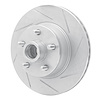 611-54008R Slotted Brake Rotor [Silver], 1968-1973 Ford/Lincoln/Mercury/Mazda, Position: Front Right - image 1