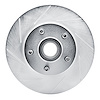 611-54014L Slotted Brake Rotor [Silver], 1974-1980 Ford/Lincoln/Mercury/Mazda, Position: Front Left - image 1