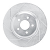611-54036L Slotted Brake Rotor [Silver], 1994-2004 Ford/Lincoln/Mercury/Mazda, Position: Front Left - image 1