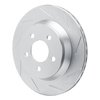 611-54037R Slotted Brake Rotor [Silver], 1994-2004 Ford/Lincoln/Mercury/Mazda, Position: Rear Right - image 2