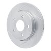 611-54066L Slotted Brake Rotor [Silver], 2012-2018 Ford/Lincoln/Mercury/Mazda, Position: Rear Left - image 2