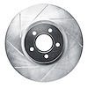 611-54070L Slotted Brake Rotor [Silver], 2004-2019 Multiple Makes/Models, Position: Front Left - image 1