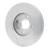 611-54075L Slotted Brake Rotor [Silver], 2014-2019 Ford/Lincoln/Mercury/Mazda, Position: Front Left - image 3