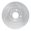 611-54075L Slotted Brake Rotor [Silver], 2014-2019 Ford/Lincoln/Mercury/Mazda, Position: Front Left - image 4
