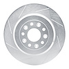 611-54088L Slotted Brake Rotor [Silver], 2005-2019 Ford/Lincoln/Mercury/Mazda, Position: Rear Left - image 1
