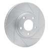611-54091R Slotted Brake Rotor [Silver], 2007-2008 Ford/Lincoln/Mercury/Mazda, Position: Front Right - image 2