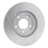 611-54091R Slotted Brake Rotor [Silver], 2007-2008 Ford/Lincoln/Mercury/Mazda, Position: Front Right - image 4