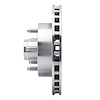611-54138R Slotted Brake Rotor [Silver], 1995-1997 Ford/Lincoln/Mercury/Mazda, Position: Front Right - image 1
