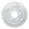 611-54142R Slotted Brake Rotor [Silver], 1995-2002 Ford/Lincoln/Mercury/Mazda, Position: Rear Right - image 1