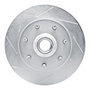 611-54150L Slotted Brake Rotor [Silver], 1997-2004 Ford/Lincoln/Mercury/Mazda, Position: Front Left - image 1